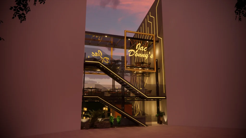 Jac Donny's — restaurant architecture and hospitality design by MM Design Studio