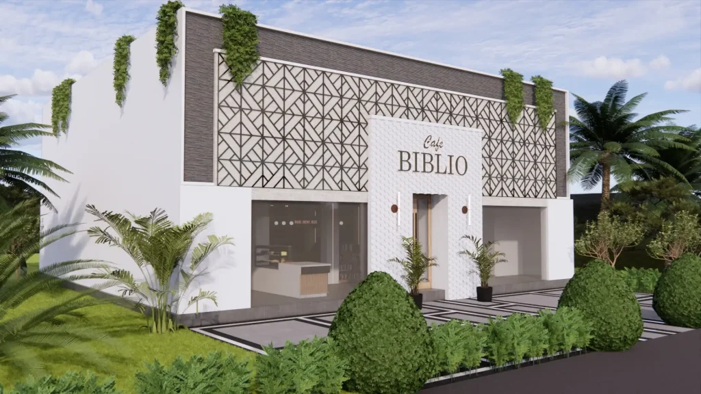 Cafe Biblio — hospitality interior design by MM Design Studio